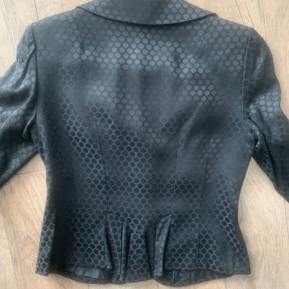 Nanette Lepore black satin jacket - Picture 3 of 5